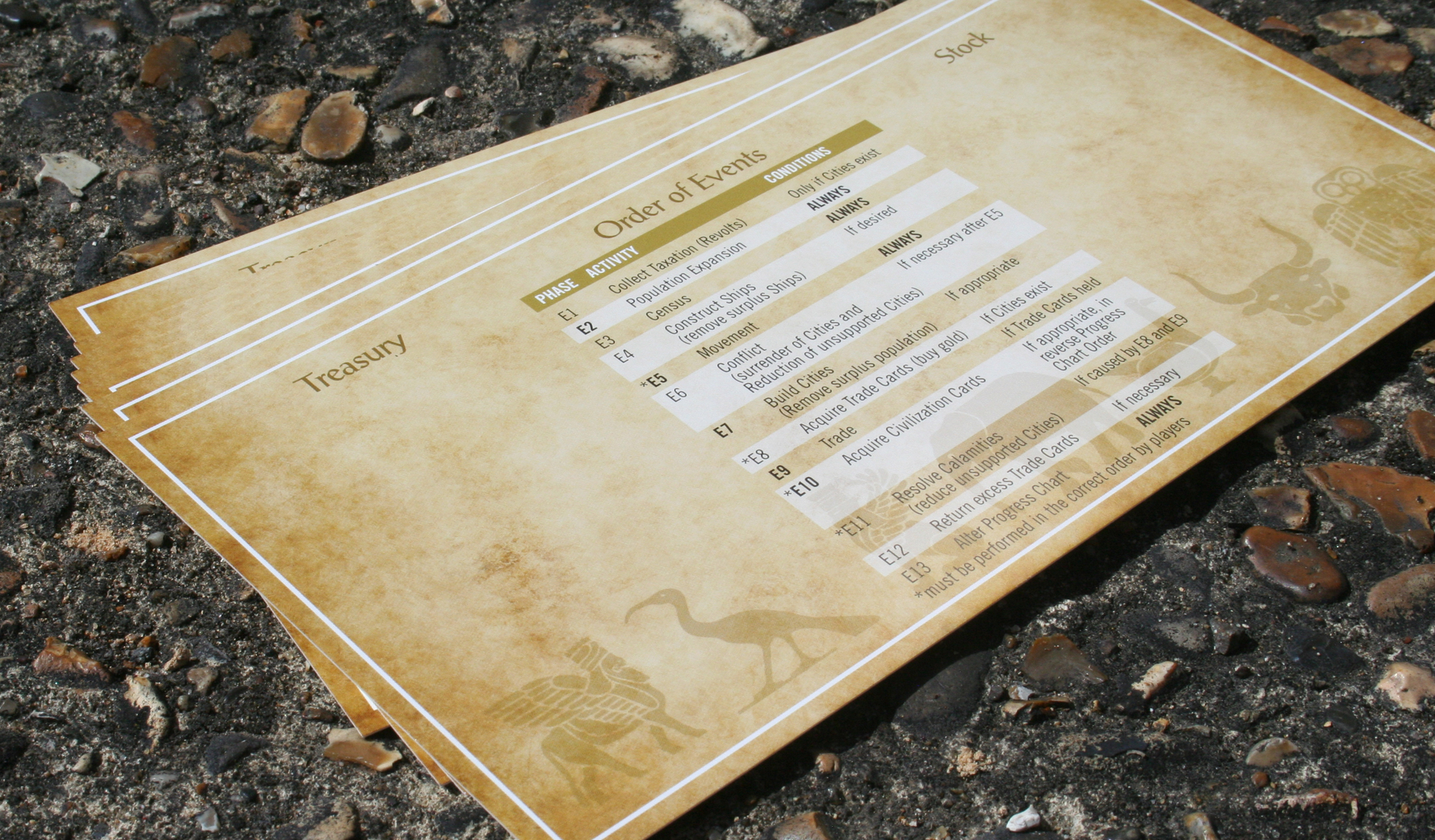 Civilization playing cards