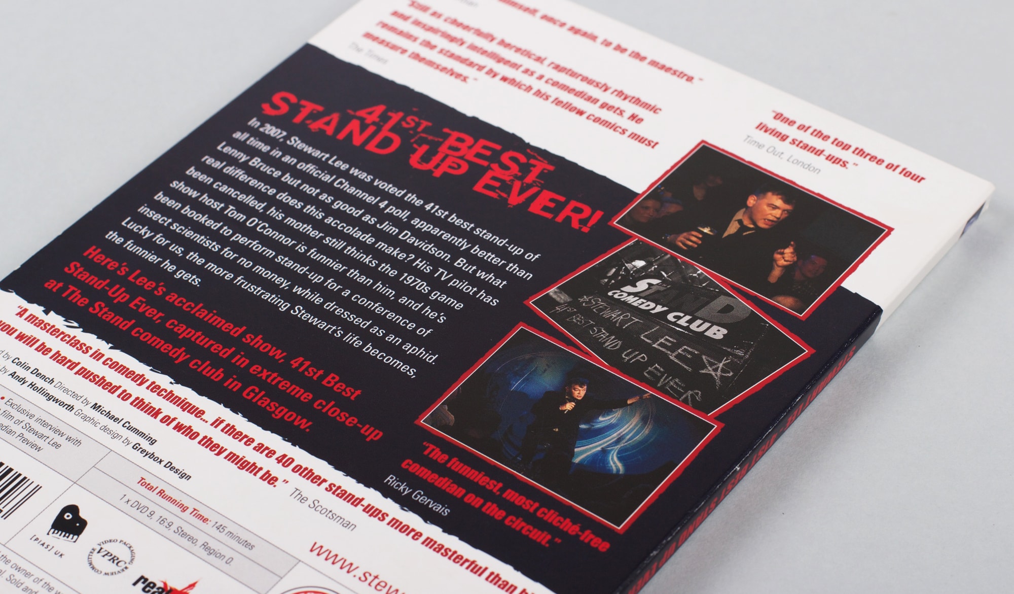 Stewart Lee - DVD back