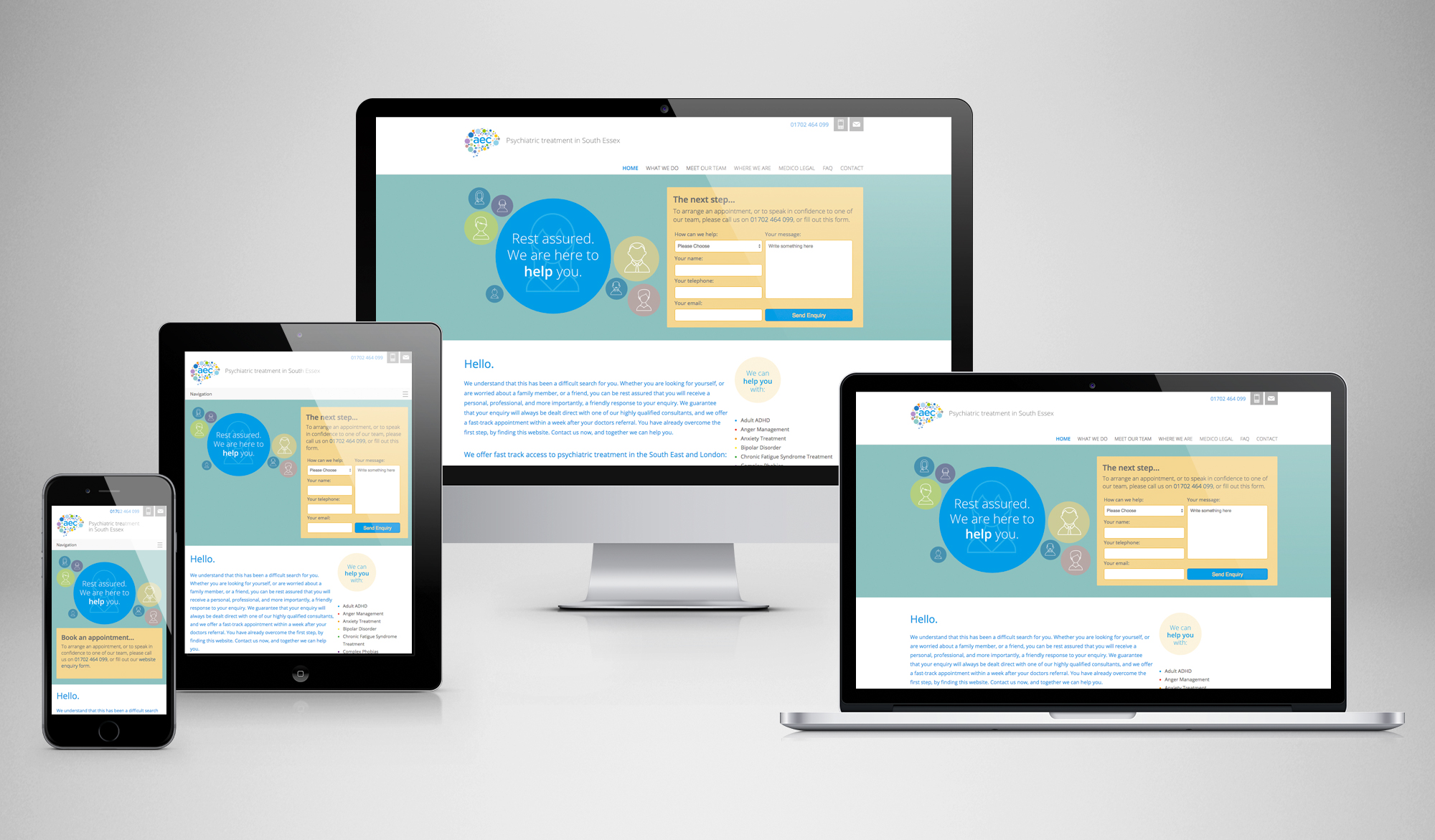 Anglo European responsive website