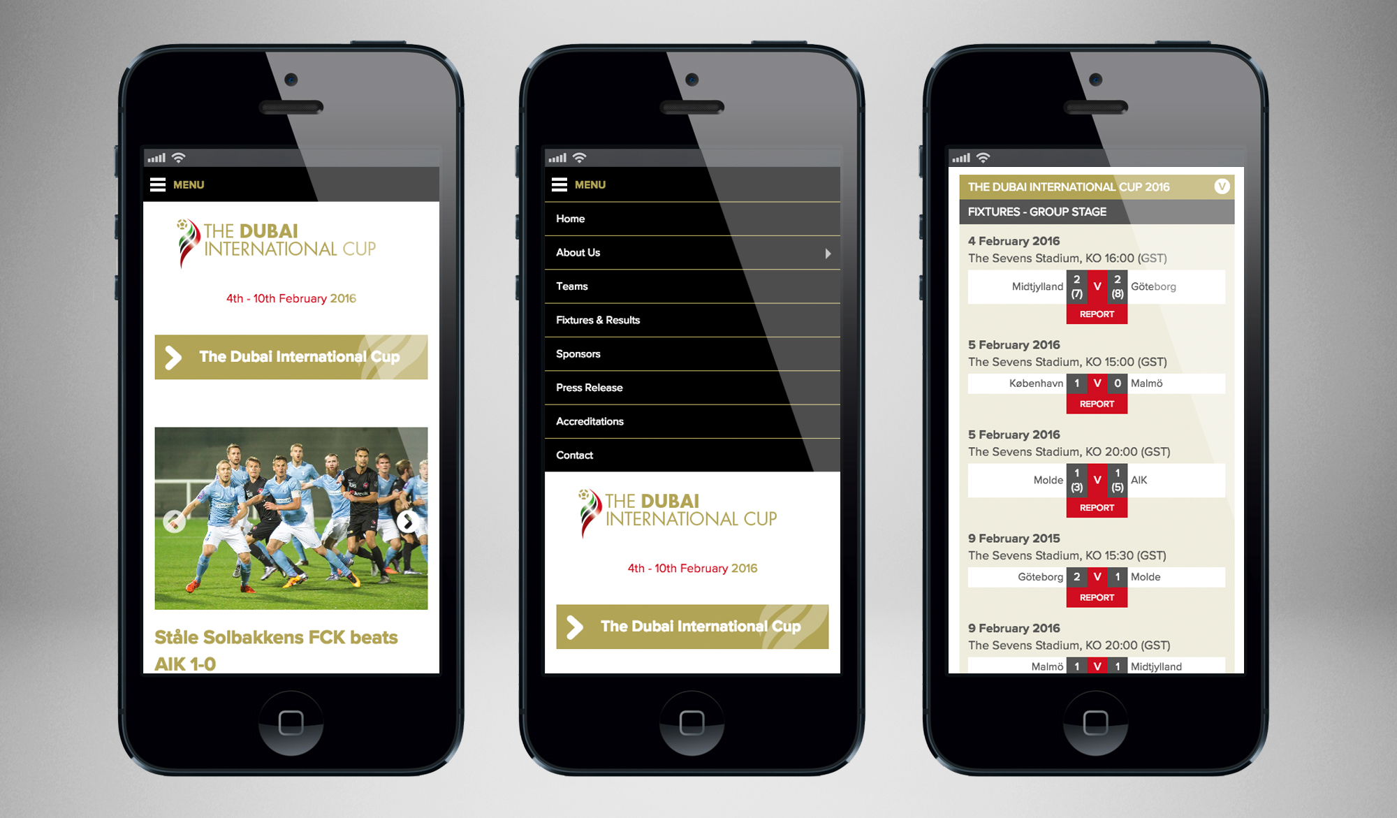 The Dubai International Cup mobile