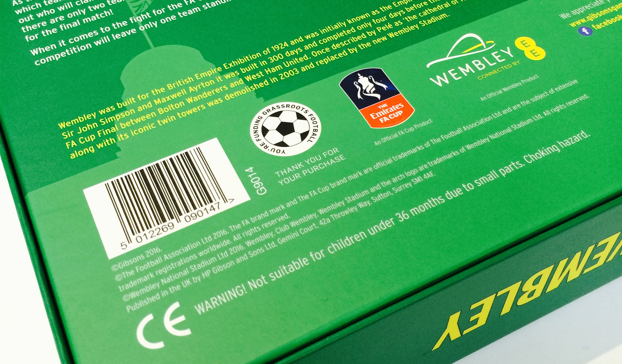 Wembley box back image